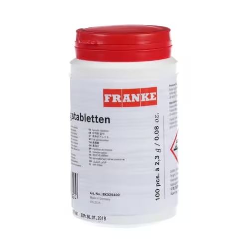 Franke Coffee System Cleaning Tablets – 100 Count