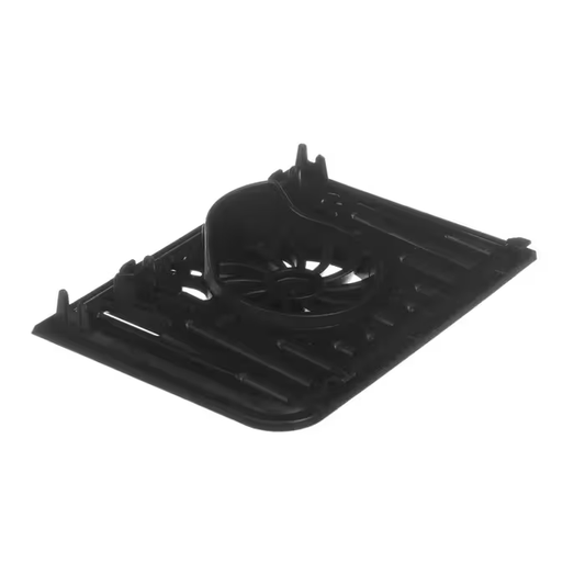 Steam Plate, Black, Plastic, SteamJet Units