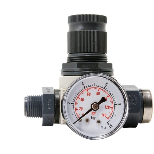 BWT Inline Pressure Reducer Valve 3/8" BSP with Pressure Gauge