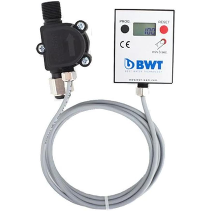 BWT Aquameter Low Flow Water Filter Meter 3/8" with LCD Display