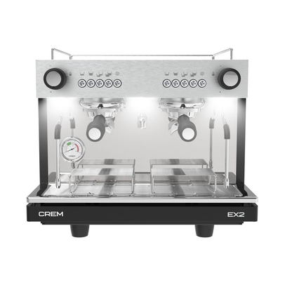 CREM EX2 Mini 220V – 2 Group Espresso Machine with Lavazza Blue Compatible Kit