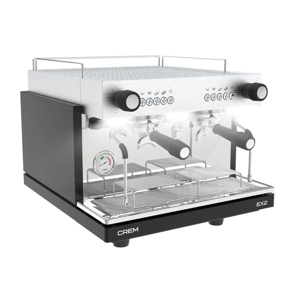 CREM EX2 Mini 220V – 2 Group Espresso Machine with Lavazza Blue Compatible Kit